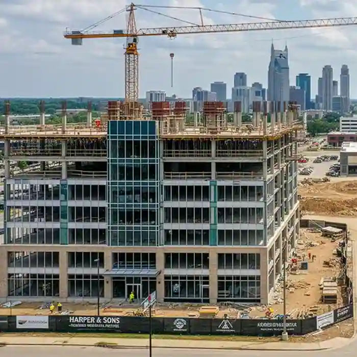 Full-service commercial construction site in Tennessee - Paramount Builders Group
